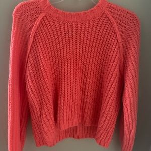 Wild fable bright pink sweater